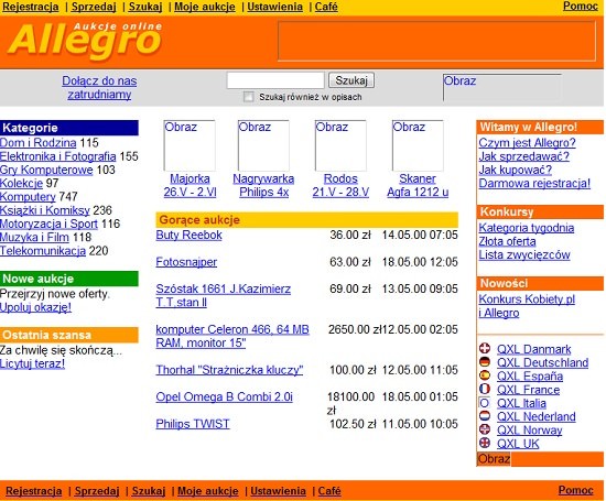 Allegro w 2000 roku