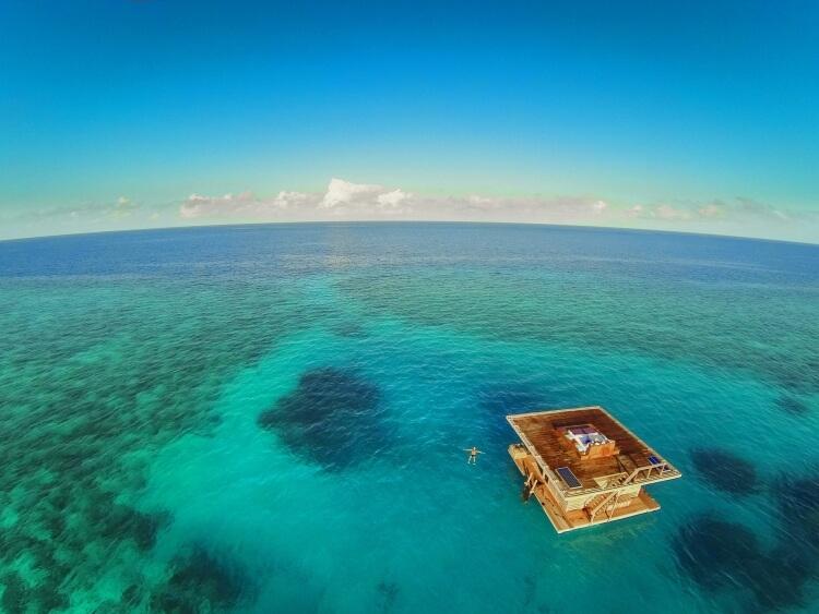 Zanzibar podwodny hotel Manta Resort