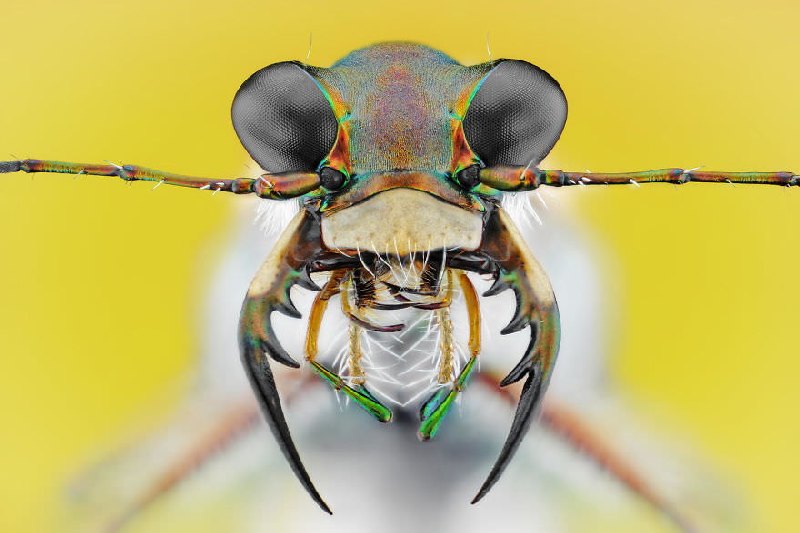 Makro zdjęcia owadów i robaków