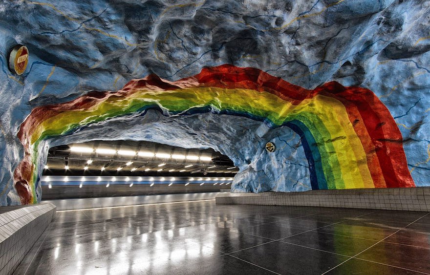 Niesamowite Metro w Sztokholmie