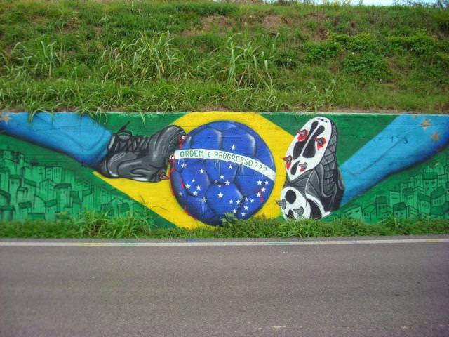 Street art przeciwko mistrzostwom świata