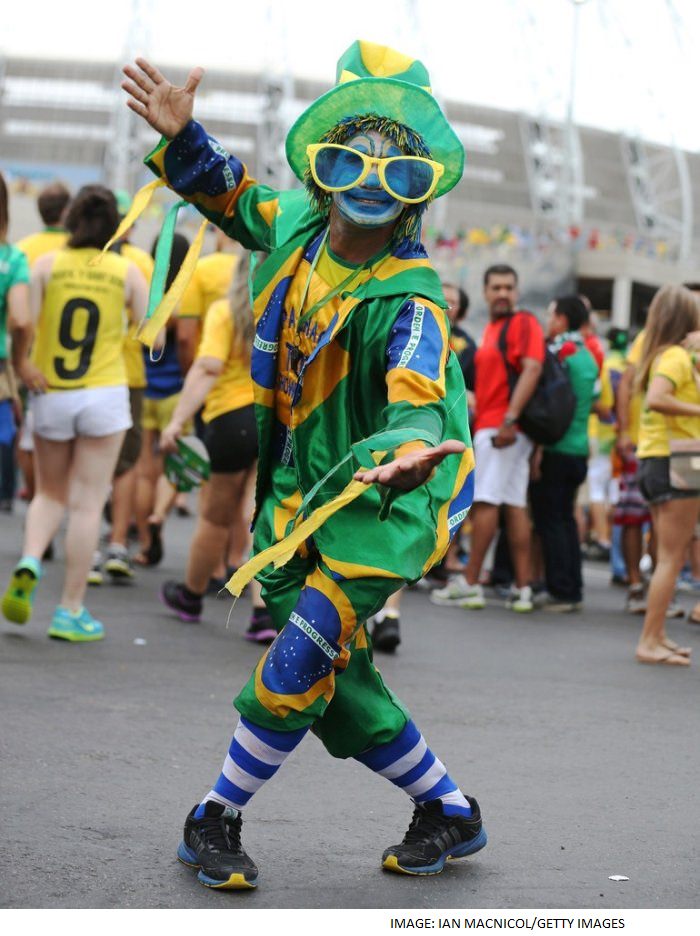 MŚ Brazylia 2014 barwni kibice