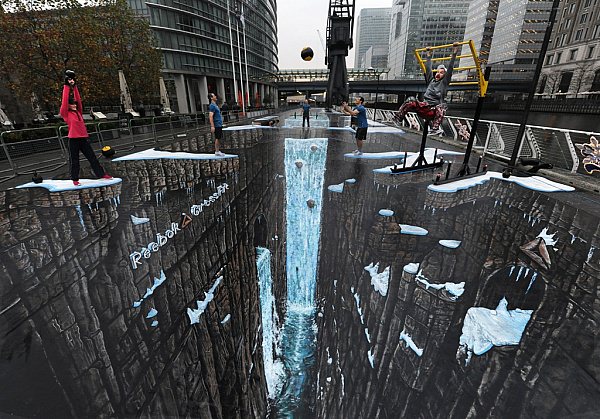 Street art 3D - uliczne dzieła sztuki