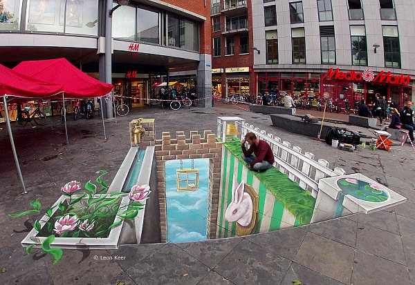 Street art 3D - uliczne dzieła sztuki