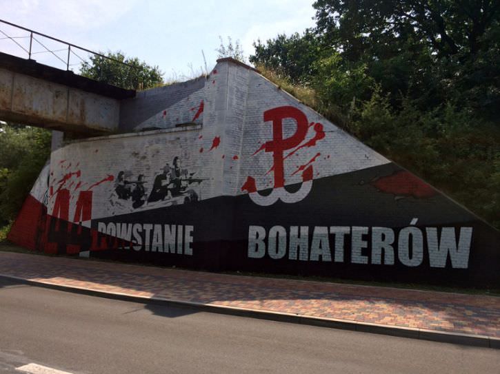 mural Powstanie Warszawskie Świdnica