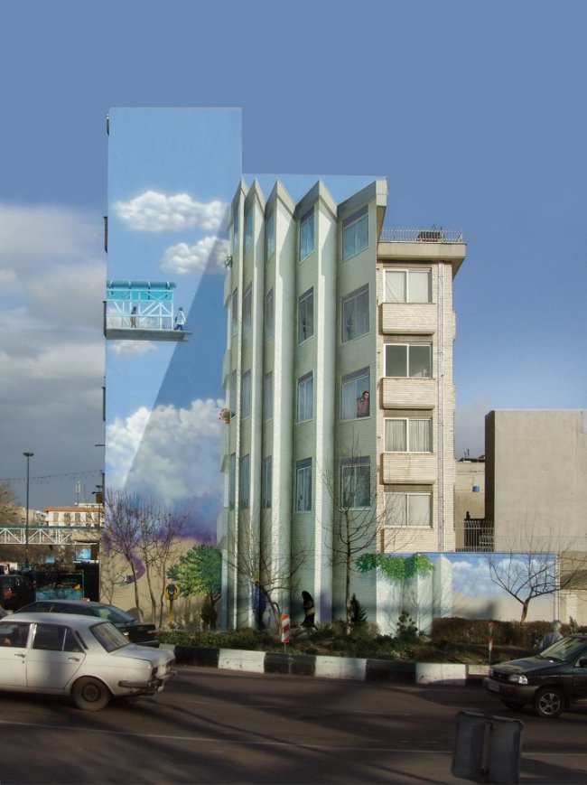 Murale w Teheranie