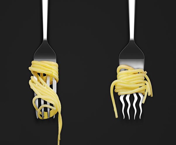 widelec do spagetti
