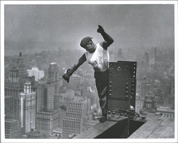 stare zdjęcia - budowa Empire State Building