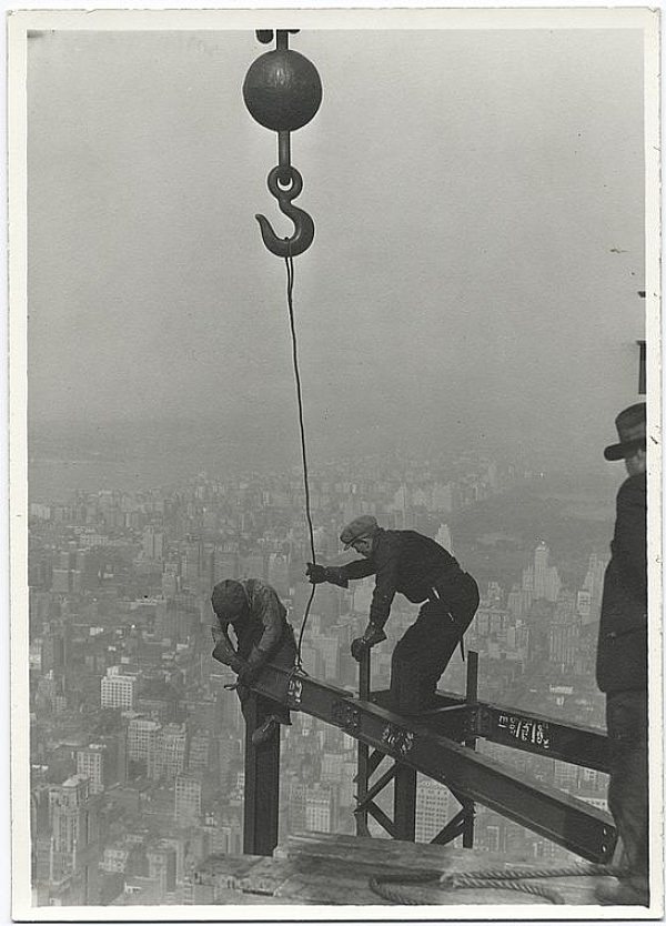stare zdjęcia - budowa Empire State Building