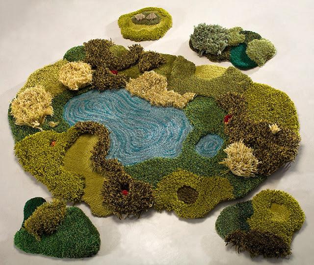 Alexandra Kehayoglou dywany imitujace nature