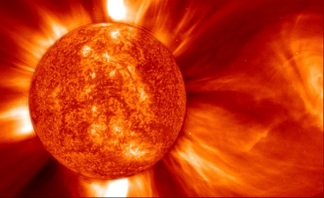 Wybuch na Słońcu. Foto. NASA