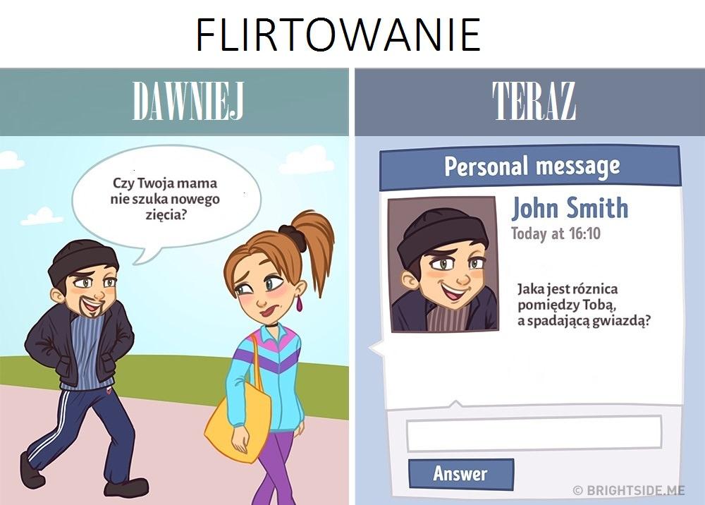 Flirtowanie - kiedyś i dziś