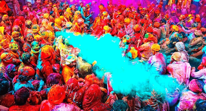 Festiwal kolorów Indie
