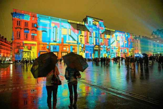 Festiwal światła w Lyonie