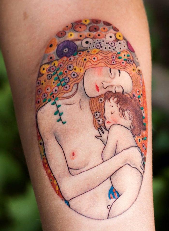 artistic-tattoos-gustav-klimt-2