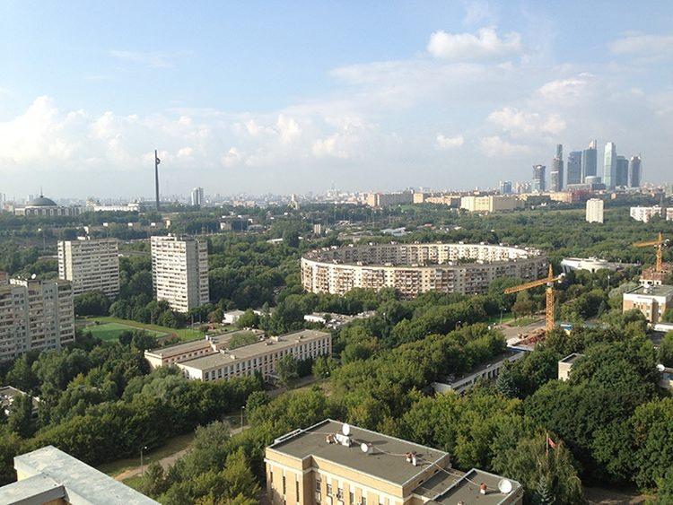 Okrągłe bloki w Moskwie 