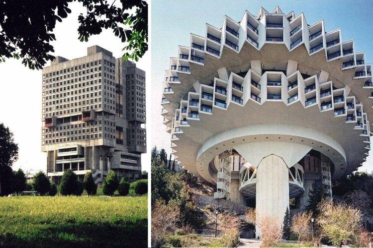 dziwne budynki w dawnym ZSRR