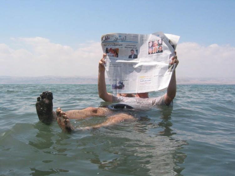 pływanie w Morzu Martwym