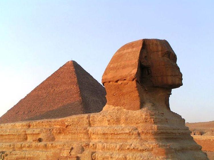 Piramida Cheopsa Sfinks
