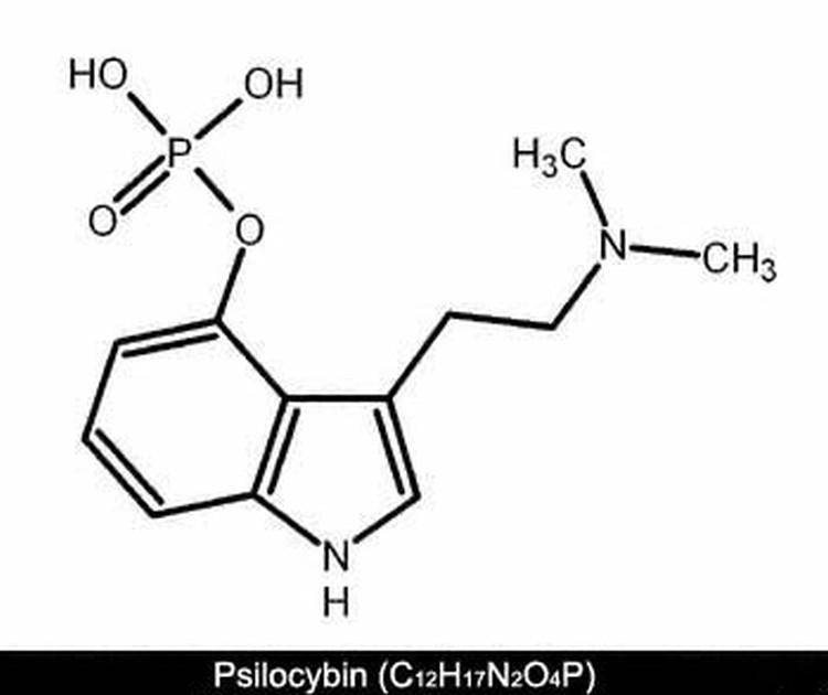 psylocybina C12H17N2O4P