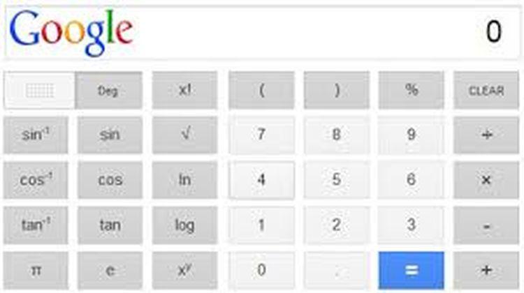 Google kalkulator