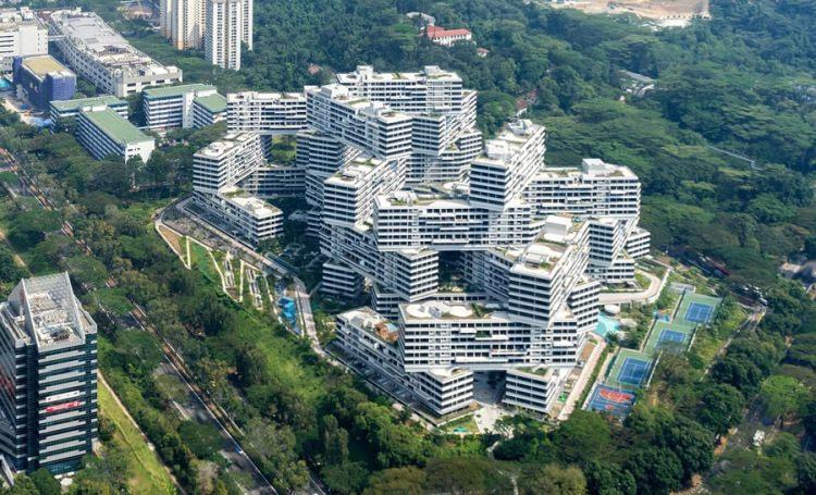 the interlace - apartamentowiec w Singapurze