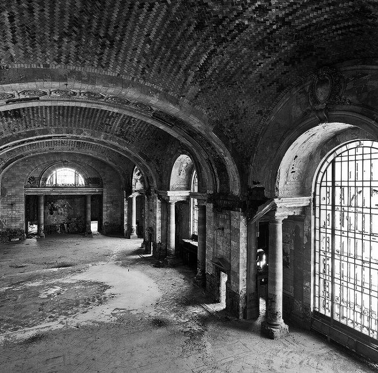 Opuszczony dworzec w Detroit