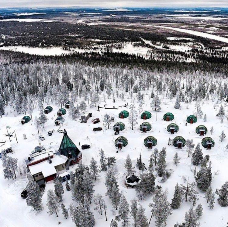 Igloo hotel w Finlandii