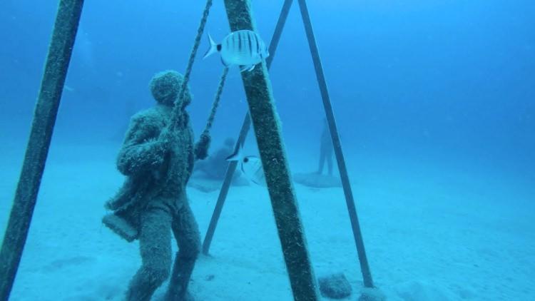 Podwodne muzeum na Lanzarote