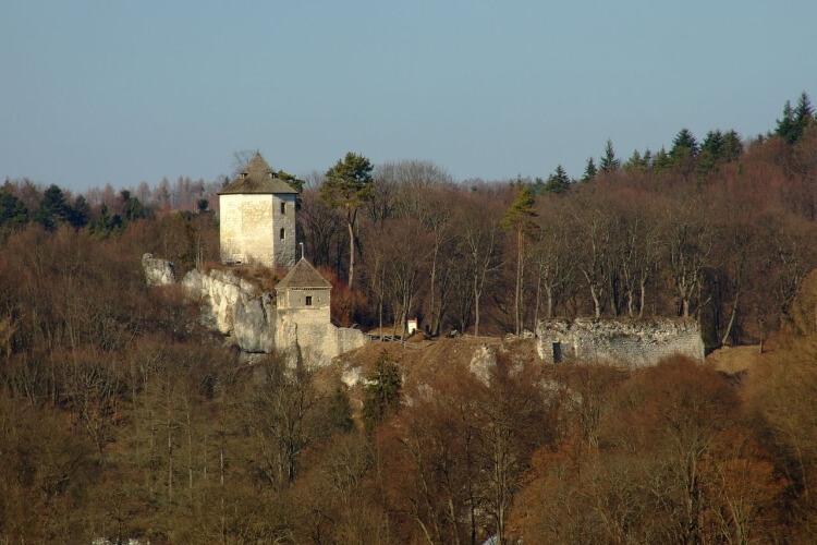 ruiny zamku w Ojcowie