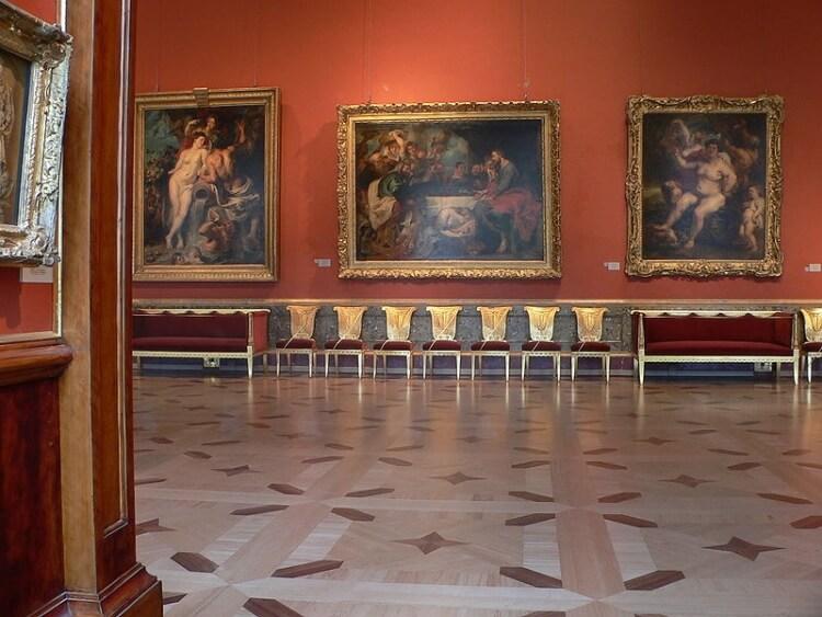 Ermitaż - pokój z dziełami Rubensa