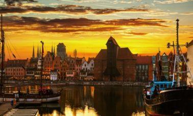 Gdańsk - widok na stare miasto