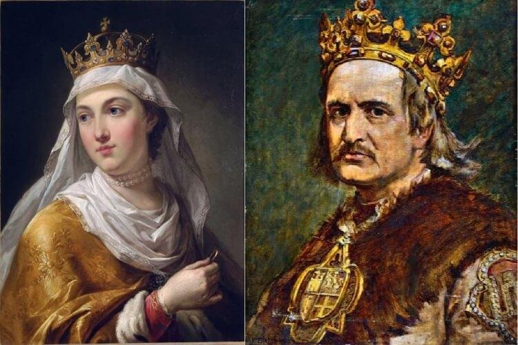 Jadwiga Andegaweńska i Władysław II Jagiełło