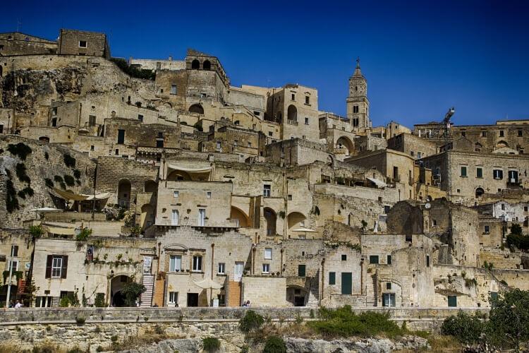 Matera, Włochy - miasto wykute w skale