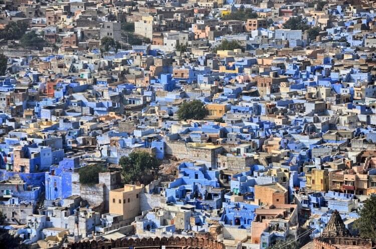 Dźodhpur w Indiach - kolorowe miasta