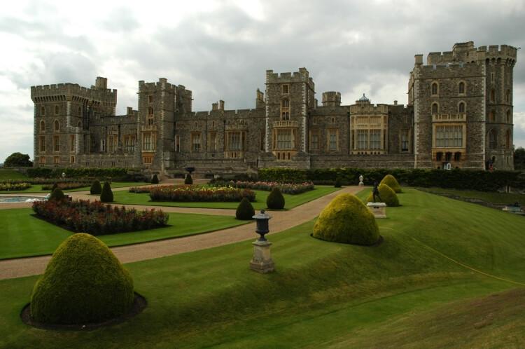 Wschodnia strona zamku Windsor