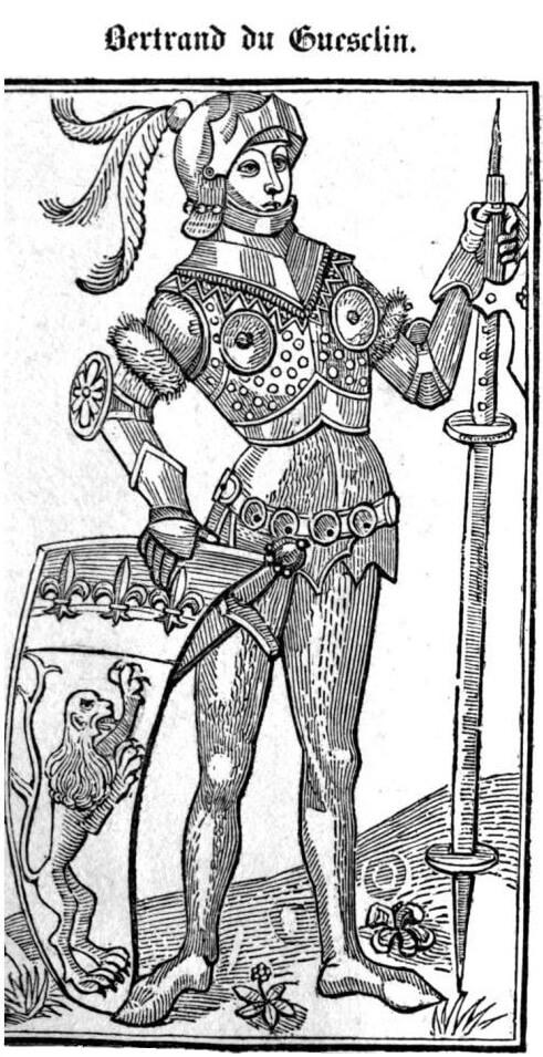 Bertrand du Guesclin średniowieczny rycerz