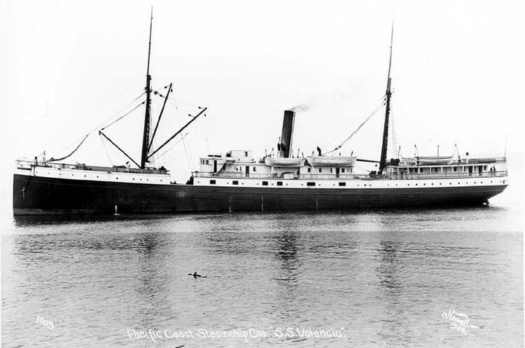 statek SS Valencia