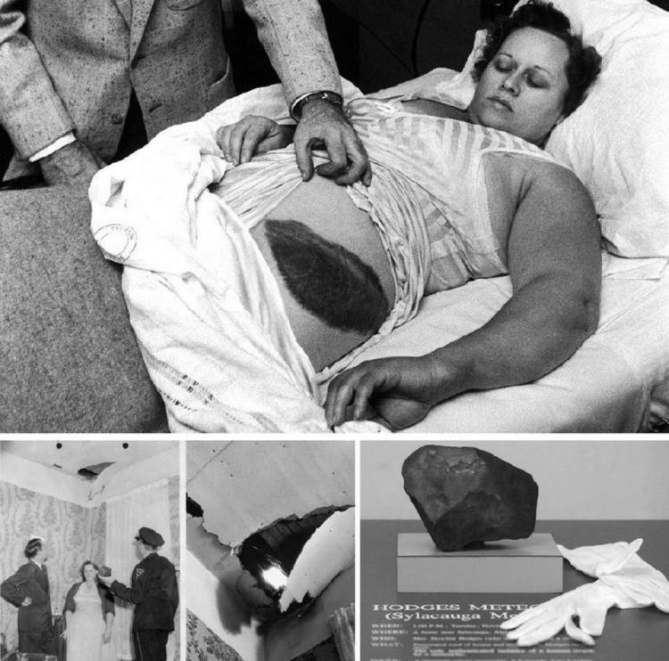 Ann Hodges została trafiona przez meteoryt 30 listopada 1954 roku 