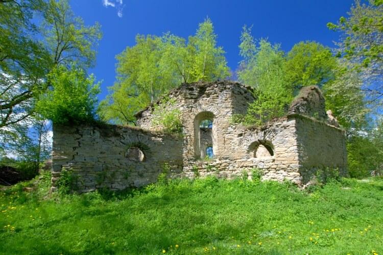 Berezka - ruiny cerkwi