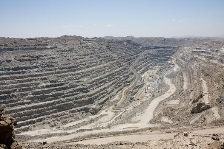 Odkrywkowa kopalnia uranu w Rossing (Namibia)