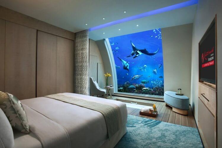 podwodny apartament w hotelu Resorts World Sentosa
