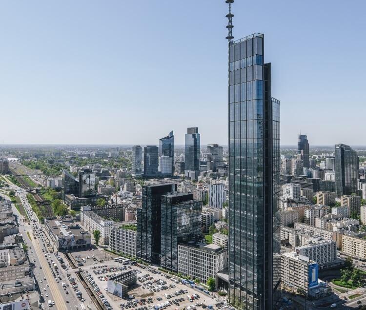 Varso Tower to najwyższy budynek w Warszawie i w całej Polsce